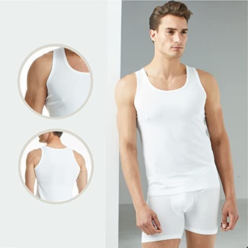 Blackspade Erkek Atlet 2li Paket Tender Cotton 9678 - Beyaz