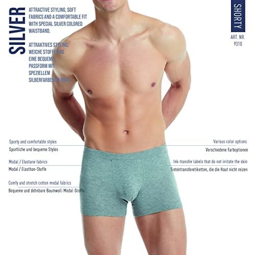 Blackspade Erkek Boxer Silver 9310 - Beyaz