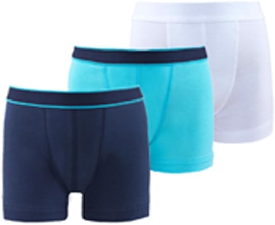 Blackspade Erkek Çocuk Boxer 3lü Paket 9395 - Beyaz