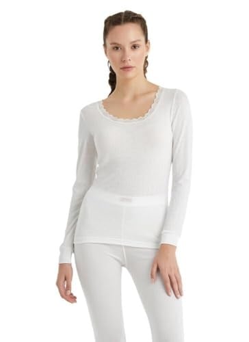 Blackspade Kadın Uzun Kol Level 1 Beyaz Thermal C8T6N2O1