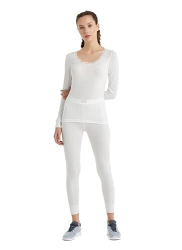 Blackspade Kadın Uzun Kol Level 1 Beyaz Thermal C8T6N2O1