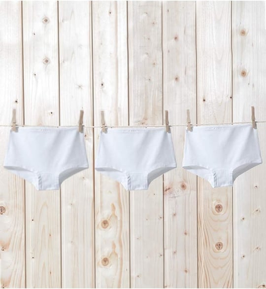 Blackspade Kız Çocuk Boxer 3lü- Paket 1295 - Beyaz