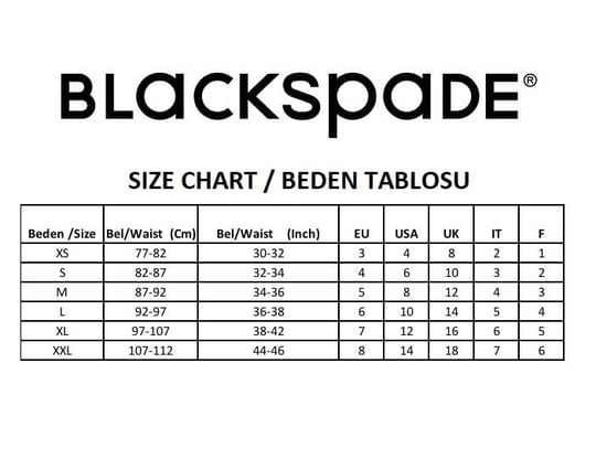 Blackspade Siyah Silver Boxer 9313