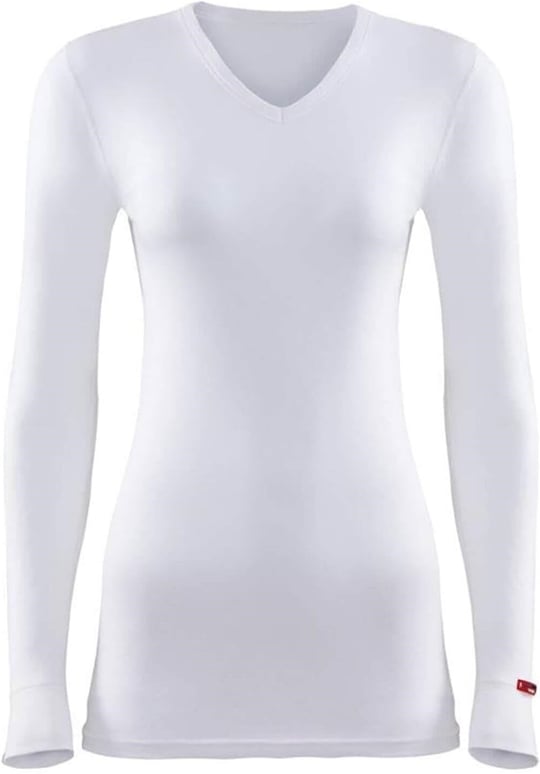 Blackspade V Yaka Beyaz Unisex Uzun Kol Thermal 1257