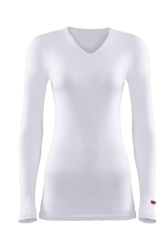Blackspade V Yaka Beyaz Unisex Uzun Kol Thermal 1257