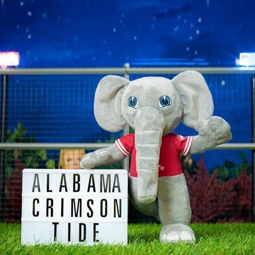 Bleacher Creatures Alabama Crimson Tide Al The Elephant 25,4 cm Maskot Peluş Figürler