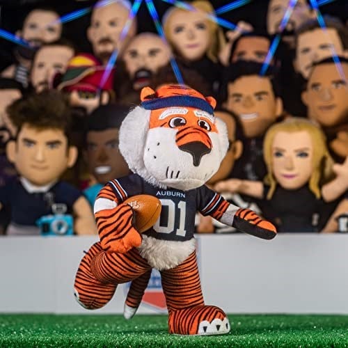 Bleacher Creatures Auburn Tigers Aubie 25,4 cm Maskot Peluş Figürler - Oyun veya Sergi için Bir Maskot