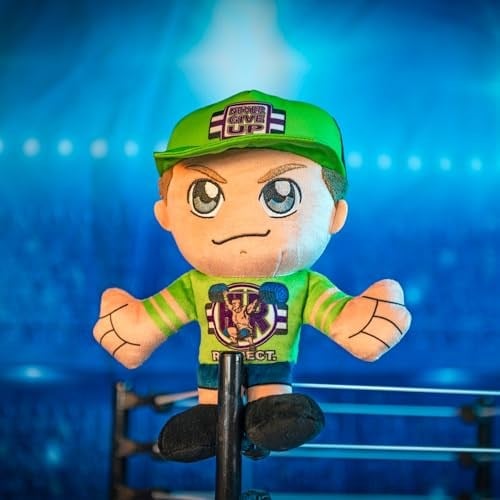 Bleacher Creatures WWE John Cena 20,32 cm Kuricha Pelüş - Yumuşak Chibiden Esinlenmiş Güreş Süperstar