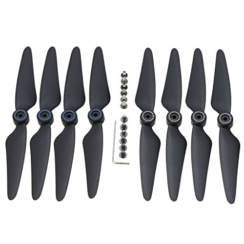 Blomiky 2 Takım 8li Paket F7 Katlanabilir Pervaneler Yedek Pros Bwine F7GB2 F7 SJRC F7S F7 4K 9800FT GPS RC Quadcopter Drone F7 Pervane ile Uyumlu 2