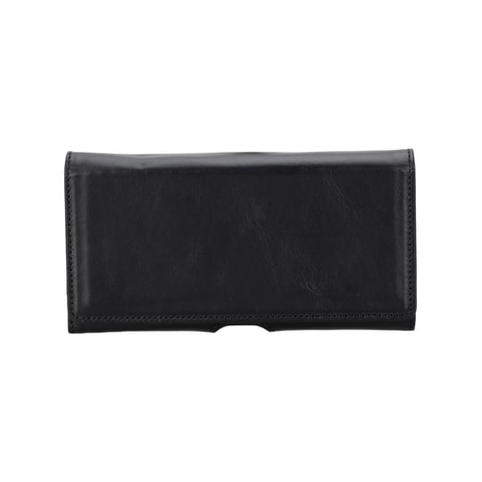Bloominbag Arc Clip Onyx Black Leather 6.9