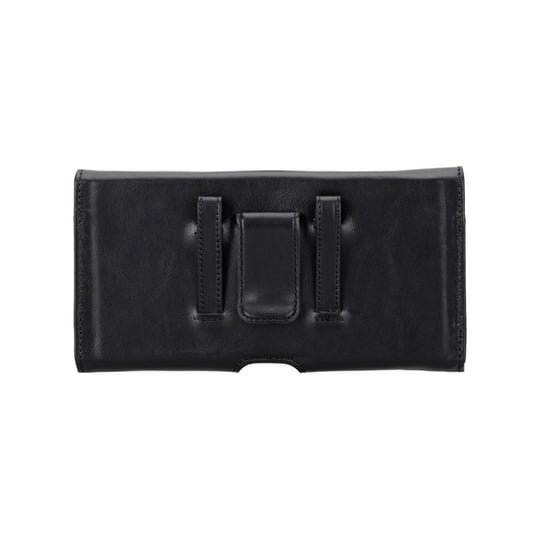 Bloominbag Arc Clip Onyx Black Leather 6.9