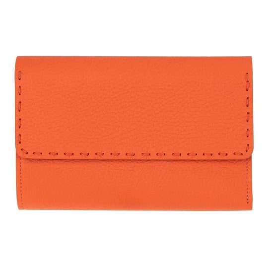 Bloominbag Arc Wallet Terracotta Pebble Hakiki Deri Kartlıklı Manyetik Cüzdan