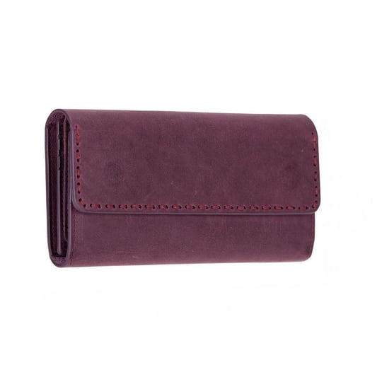 Bloominbag Aura Mulberry Wine Hakiki Deri Telefon Bölmeli Kadın Cüzdanı