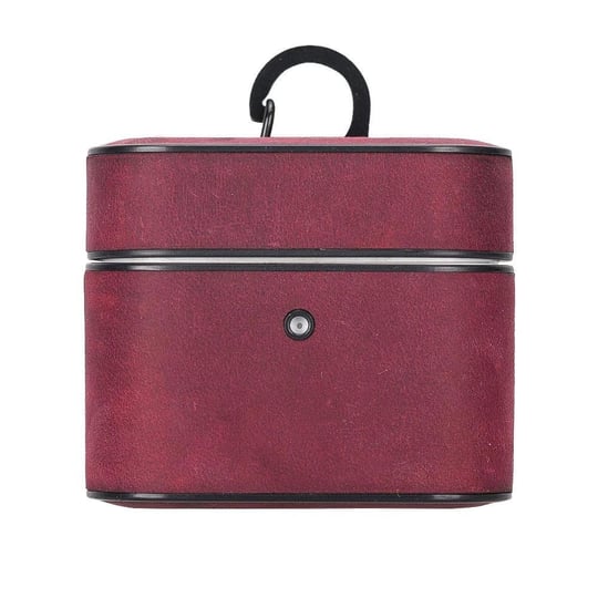 Bloominbag Aurel Clip Fuchsia Bloom Hakiki Deri Airpods 3 Kılıfı – Airpods 3 Uyumlu Charm Case