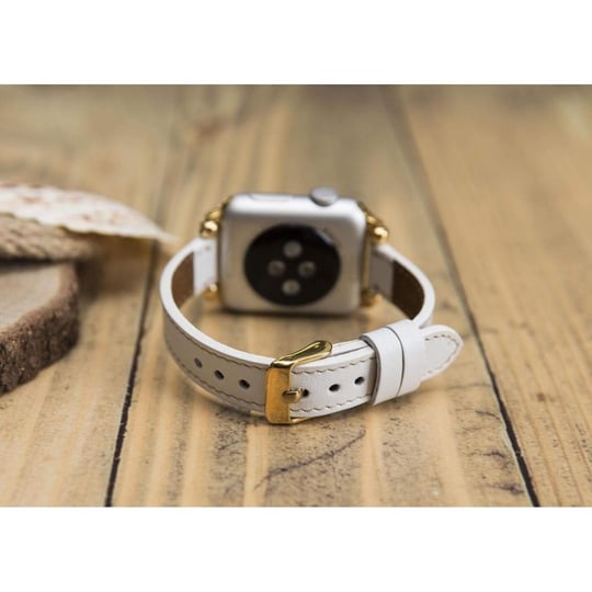 Bloominbag Avilla Soft Ivory Deri Apple Watch Band (44/45/46/49mm)