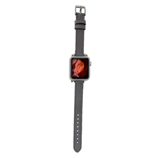 Bloominbag Avilla Stone Gray Deri Apple Watch Band (44/45/46/49mm)