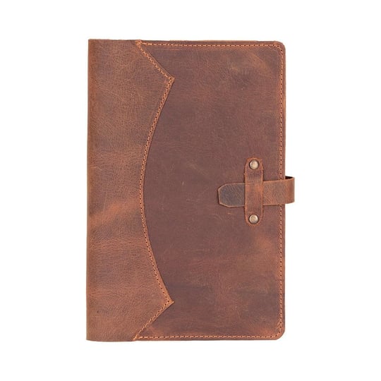 Bloominbag Bloom Quiet Edit Saddle Brown A5 Deri Kitap Defter Kılıfı
