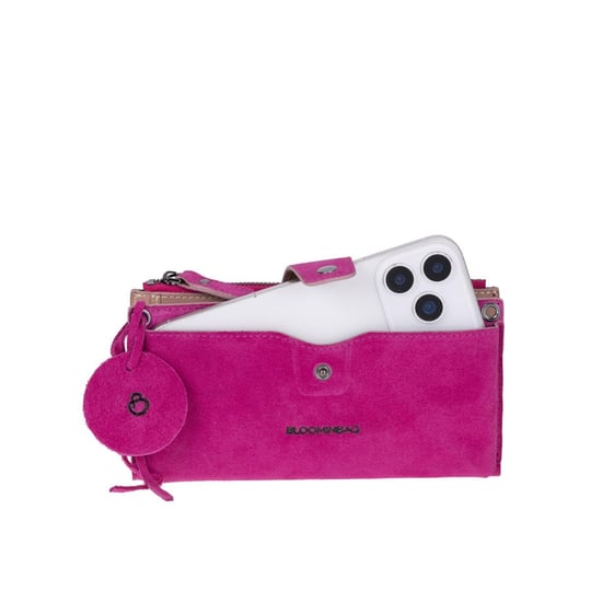 Bloominbag Bloom Still Lozan Hakiki Süet Çapraz Askılı Telefon Bölmeli Cüzdan Çanta