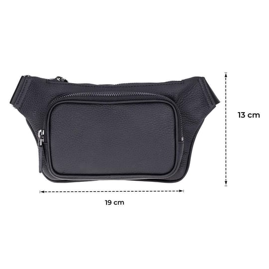 Bloominbag Bloombag Noir Black Hakiki Deri Crossbody Belt Bag