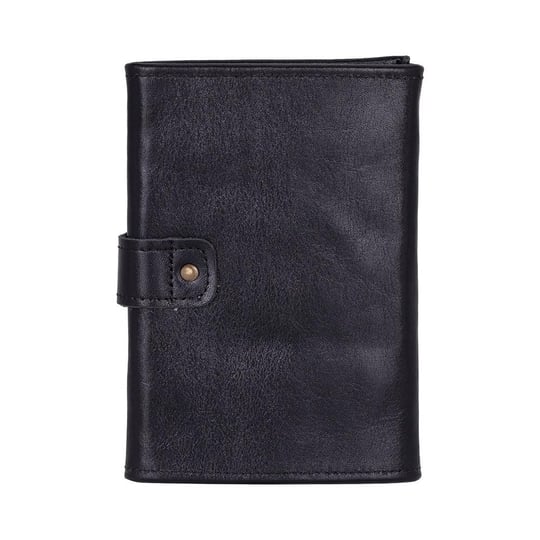 Bloominbag Bloomband Noir Black Akıllı Saat Çantası - Triple Deri Saat Kordonu Organizer