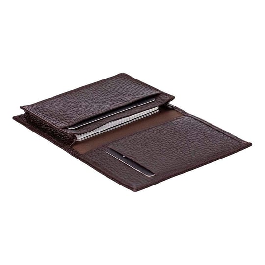 Bloominbag Bloomcard Verta Chestnut Brown Hakiki Deri Dikey Kartlık