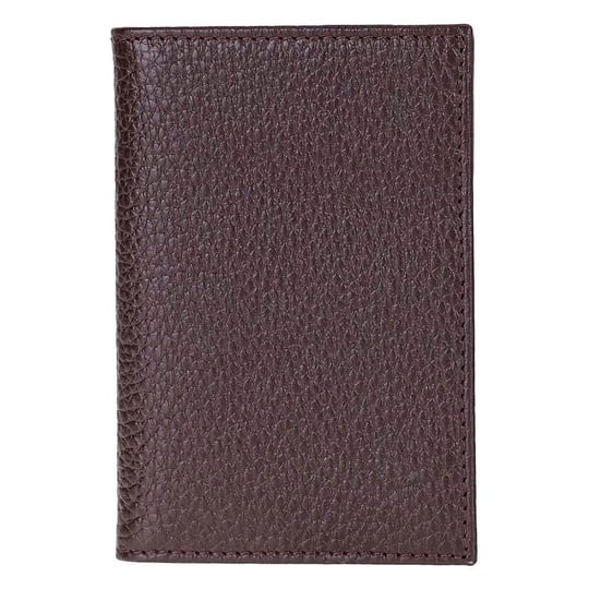 Bloominbag Bloomcard Verta Chestnut Brown Hakiki Deri Dikey Kartlık