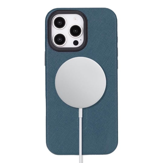 Bloominbag Bloomcase Aeris Neptune Teal Iphone 16 Pro Magsafe Hakiki Deri Kılıfı