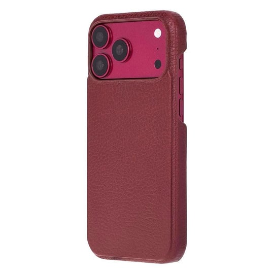 Bloominbag Bloomcase Vectra Burgonya Iphone 18 Pro Magsafe Hakiki Deri Kılıf