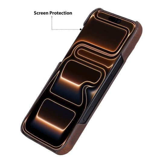Bloominbag Bloomcase Vectra Saddle Heritage Brown Iphone 18 Pro Max Magsafe Hakiki Deri Kılıf