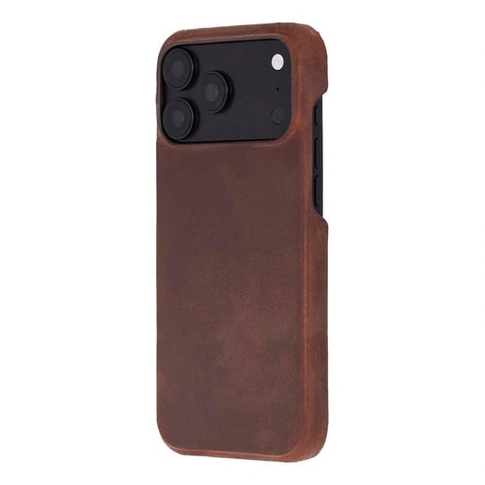 Bloominbag Bloomcase Vectra Saddle Heritage Brown Iphone 18 Pro Magsafe Hakiki Deri Kılıf