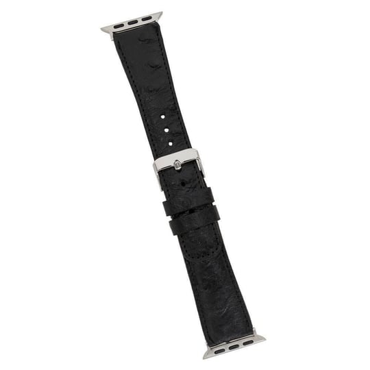 Bloominbag Bloominband Charcoal Noir Deri Apple Watch Kordonu-44/45/46/49mm