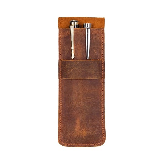 Bloominbag Bloompenpouch Çift Kalemlik Mocassin Deri Kılıf