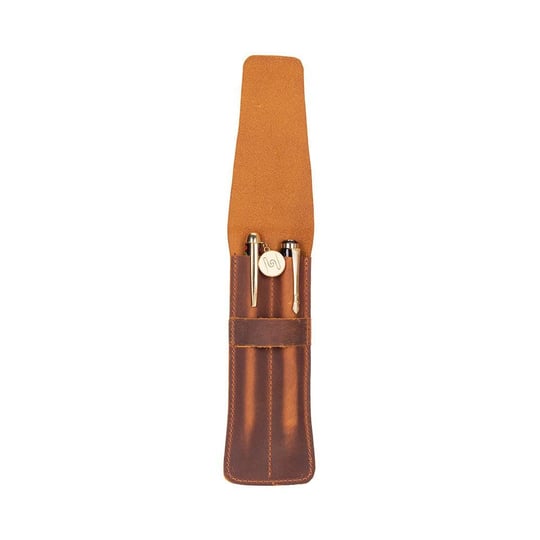 Bloominbag Bloompenpouch Çift Kalemlik Mocassin Deri Kılıf