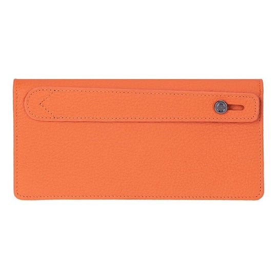 Bloominbag Celestina Pebble Orange Hakiki Deri Telefon Bölmeli Cüzdan