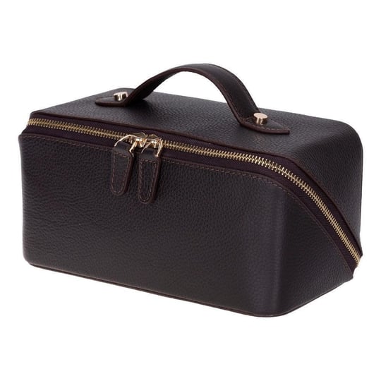 Bloominbag Ella Terra Espresso Brown Deri Seyahat Ve Makyaj Çantası