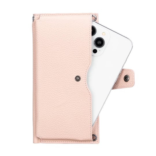 Bloominbag Lozan Blush Carnation Deri Çapraz Askılı Telefon Bölmeli Cüzdan & Telefon Çantası
