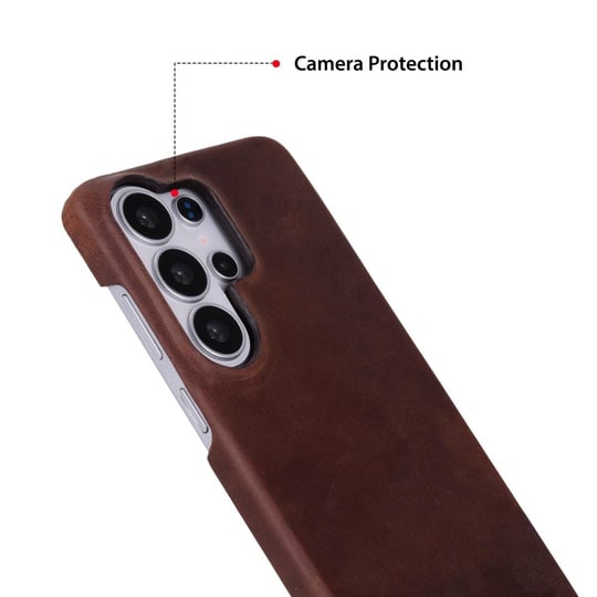 Bloominbag Monte Espresso Brown Deri Telefon Kılıfı Samsung Galaxy S26 Ultra (6.9