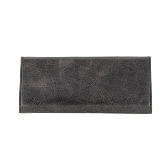 Bloominbag Prisma Charcoal Graphite Deri Gözlük Kılıfı – Mıknatıslı Üçgen Tasarım