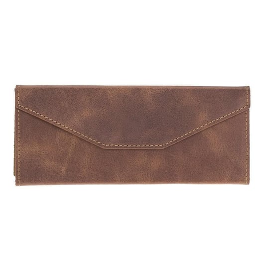 Bloominbag Prisma Espresso Brown Deri Gözlük Kılıfı – Mıknatıslı Üçgen Tasarım