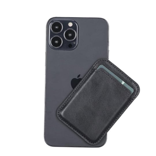 Bloominbag Snapé Noir Black Mıknatıslı Deri Telefon Kartlık