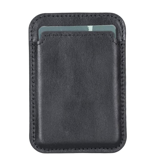Bloominbag Snapé Noir Black Mıknatıslı Deri Telefon Kartlık