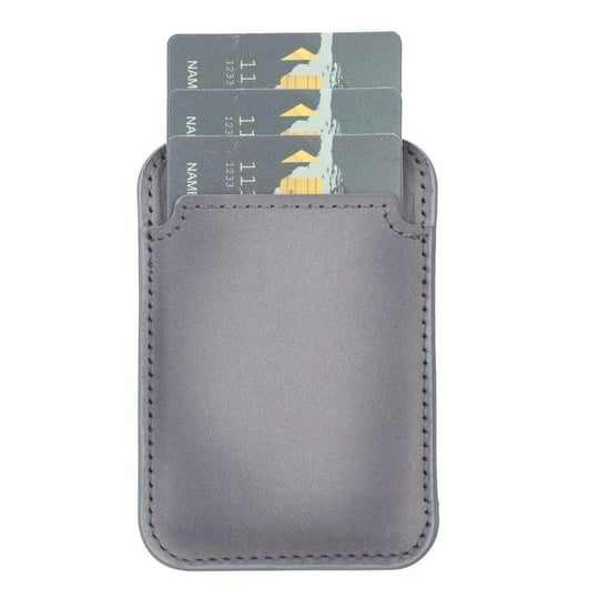 Bloominbag Snapé Stone Gray Mıknatıslı Deri Telefon Kartlık