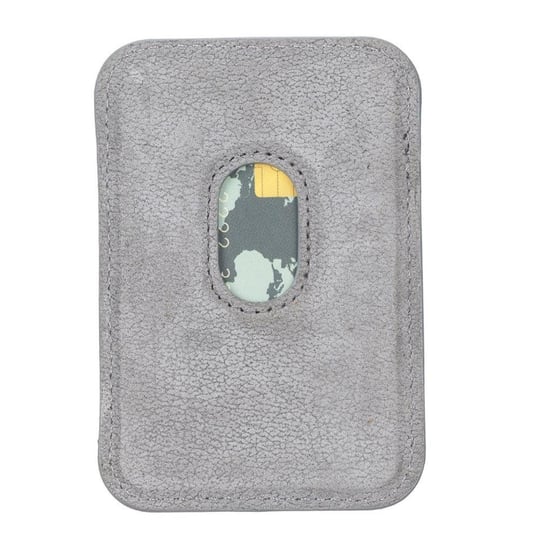 Bloominbag Snapé Stone Gray Mıknatıslı Deri Telefon Kartlık