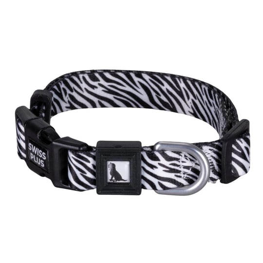 Bloominbag Swissplus Urban Paws Zebra Noir Recycled Köpek Tasması - 15 Mm