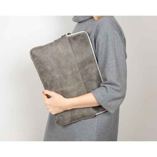 Bloominbag Torino Ash Gray Super Slim 14inç Laptop / Macbook Kılıf
