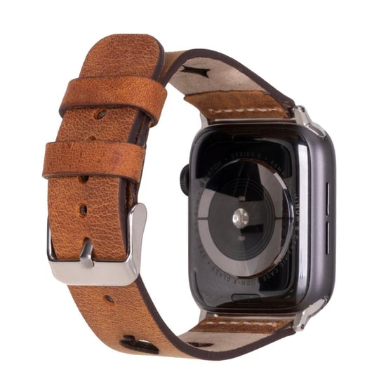 Bloominbag Valais Siena Tan Leather Apple Watch Kordon-44/45/46/49mm