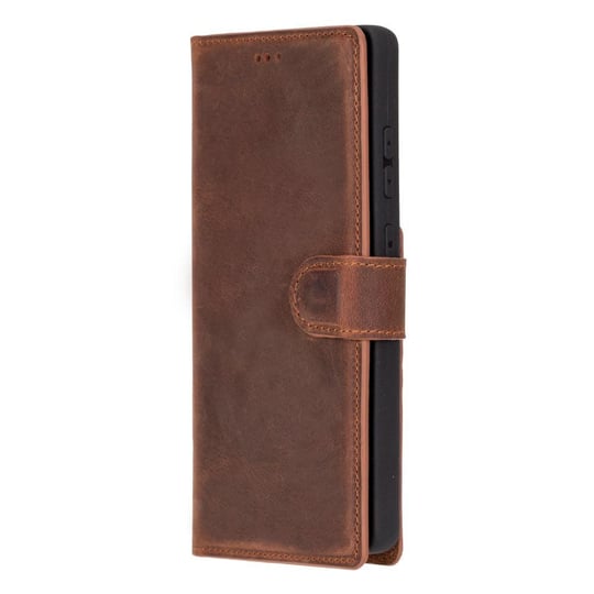 Bloominbag Valeno Saddle Heritage Deri Samsung Galaxy S25 Ultra(6.9”) Manyetik Ayrılabilir Cüzdanlı Telefon Kılıfı