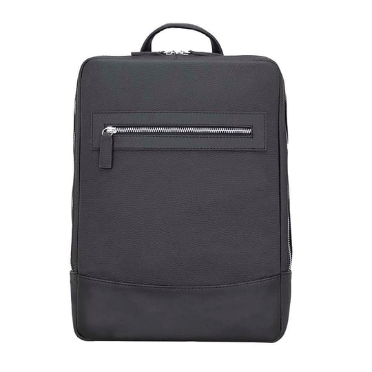 Bloominbag Vicenza Obsidian Black 13–14 Inç Laptop Bölmeli Hakiki Deri Sırt Çantası