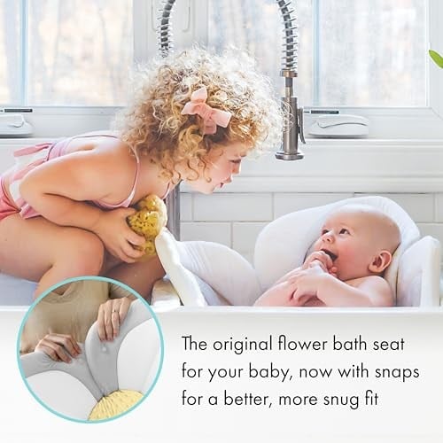 Blooming Bath Lotus - Bebek Banyosu (Gri/Açık Sarı)