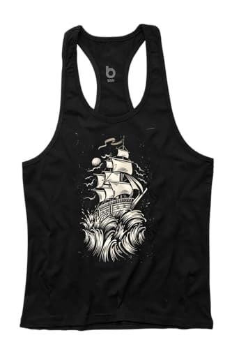 Bluu Wave Fitness Gym Tank Top Sporcu Atleti